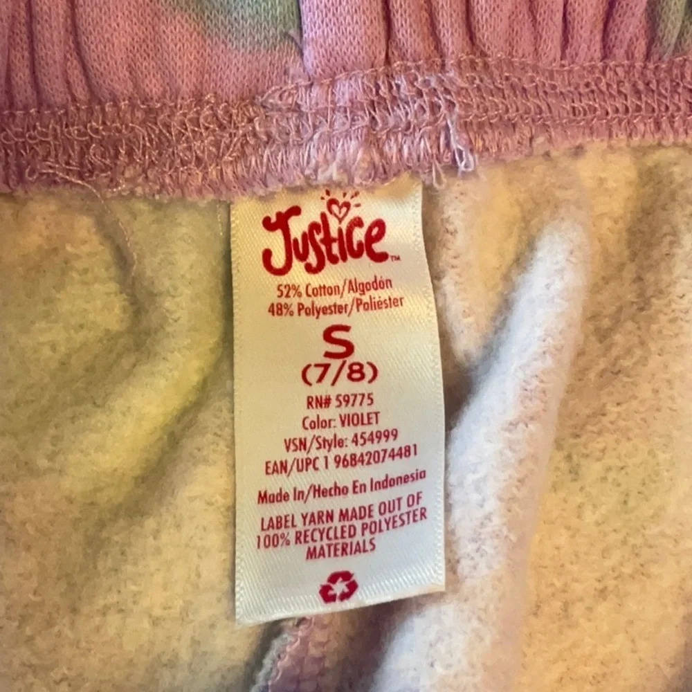 Justice Kids' Multicolor Tie-Dye Sweatpants
